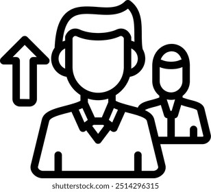 Personal Development Vector Line Icon Element