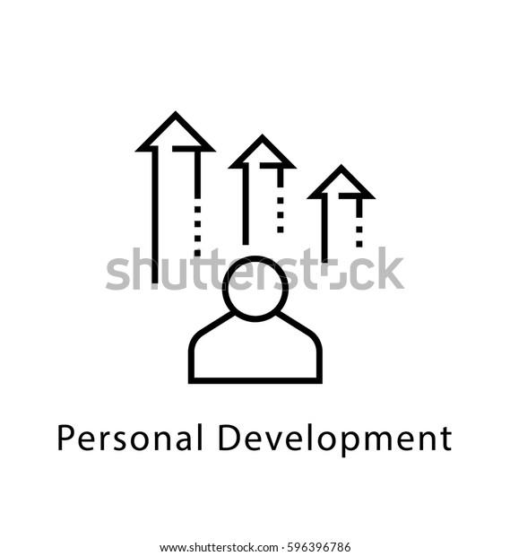 Personal Development Vector Line Icon Stock Vector (Royalty Free) 596396786