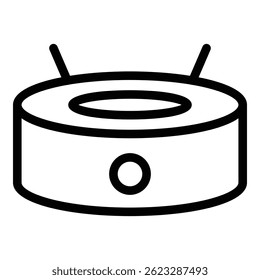 Personal device icon. Outline personal device vector icon for web design isolated on white background