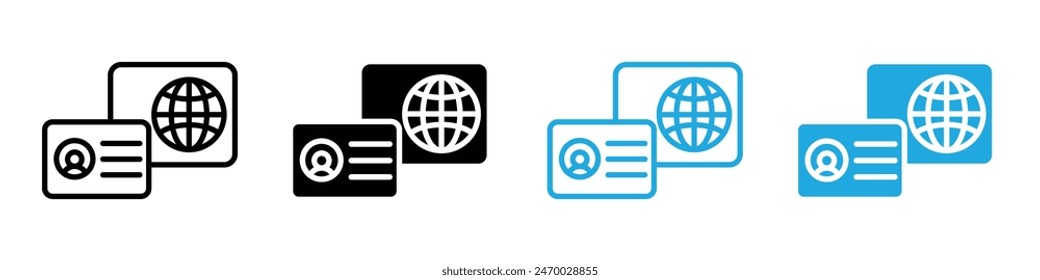 Personal documents icon depicting file organization, suitable for office management, administrative tasks, and personal record keeping