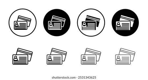 Personal documents icon linear logo isolated