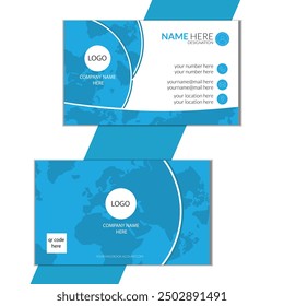 personal double sided visiting card for any kind of use
