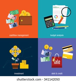 Personal Finance Flat Design Concept Stock Vector (Royalty Free ...