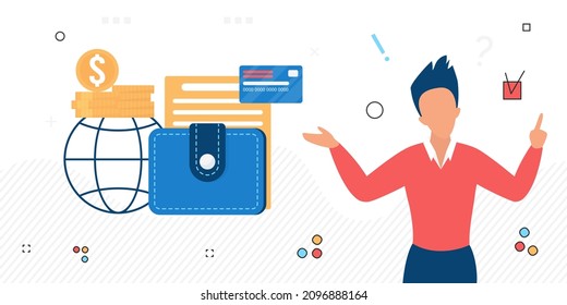 Personal financial budget planning for balancing income. Tracking spending deposit advice service system