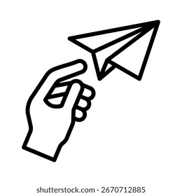 Personal Flight Icon Element For Design