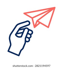 Personal Flight Icon Element For Design