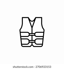 Vector de signo de icono de dispositivo de flotación personal