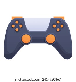 Personal game pad icon cartoon vector. Controller device. System tech