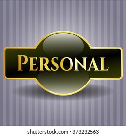 Personal gold badge