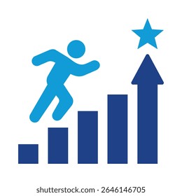 Personal Growth Icon Element for Design