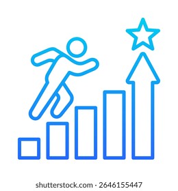 Personal Growth Icon Element for Design