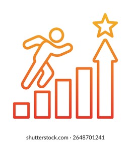 Personal Growth Icon Element for Design