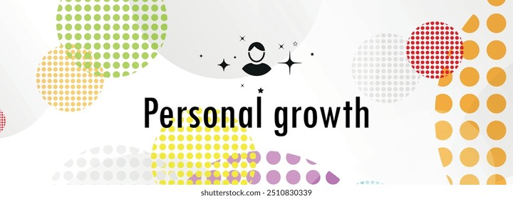 personal growth text on white background