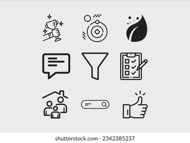 Personal Growth: Thin Line Vector Icon Set Pixel perfect. Editable stroke. Leadership, Learning, Career, Skill, Motivation, Moving Up, Winner, Success, Competition, Ladder