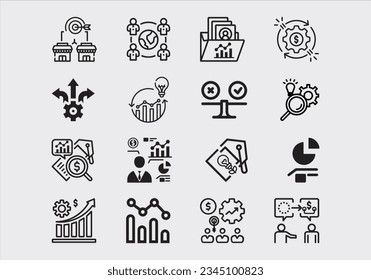 Persönliches Wachstum - dünner Vektorsymbol-Satz. Pixel perfekt. Bearbeitbarer Strich. Das Set enthält Symbole: Führung, Lernen, Karriere, Fertigkeiten, Motivation, Aufstieg, Gewinner, Erfolg, Wettbewerb, Leiter der