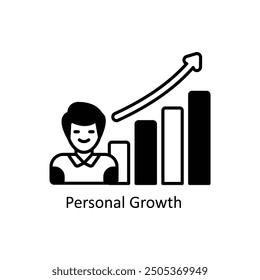 Personal Growth  vector filled outline Icon Design illustration. Graphic Design Symbol on White background EPS 10 File