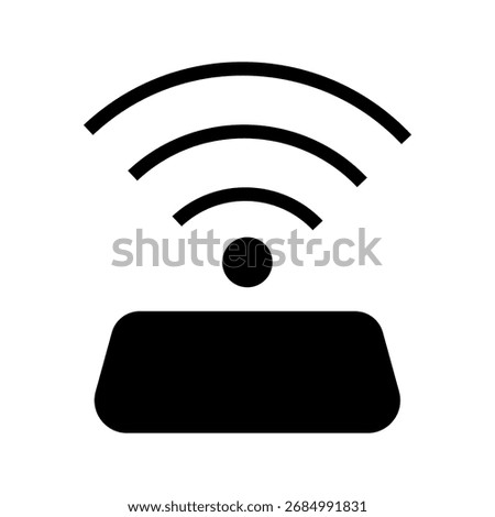  personal hotspot icon white on background