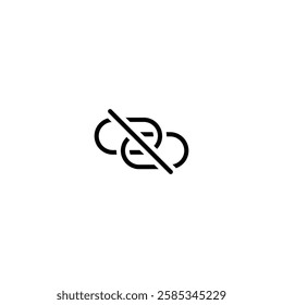 Personal hotspot off icon isolated on white background. Connection symbol modern, simple, vector, icon for website design, mobile app, ui. Vector Illustration