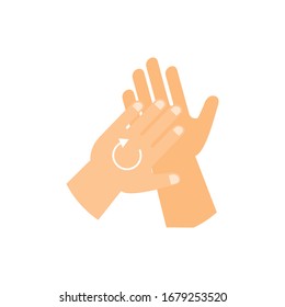 Personal hygiene, disease prevention and healthcare educational infographic: how to wash your hands properly 