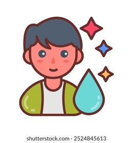 Personal Hygiene Filled Icons , Vector illustration