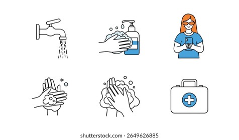 Personal hygiene practices for preventing the spread of germs and illnesses promoting healthy habits