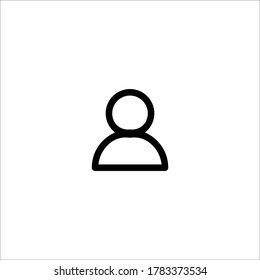 Personal Icon. Contact Person Symbol. People Sign - Vector