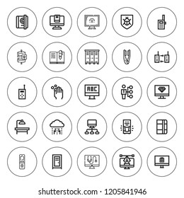 Personal Icon Set Collection 25 Outline Stock Vector (Royalty Free ...