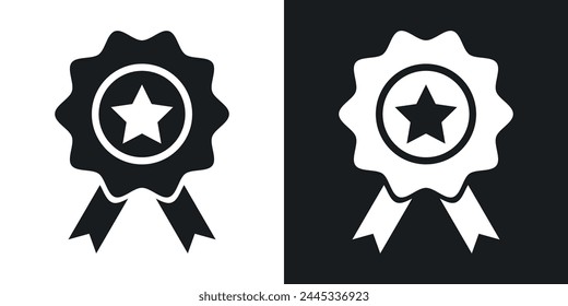 Personal Identification and Badge Icons. Security Credential and Access Symbols.