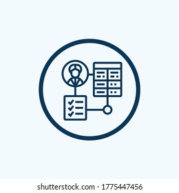 Personal info data icon. Identification Card Icon. Personal info data icon. User or profile card details symbol, identity document with person photo and text. Car driver, driving license, id card
