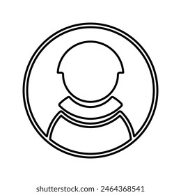 Personal info data icon vector illustration isolated, flat cartoon style of user or profile symbol, my account identity document.
