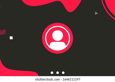 personal info icon for web design 