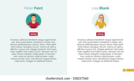 Personal information slide