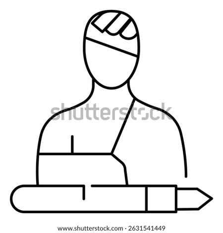 Personal Injury Law vector Icon design Depicting Legal System