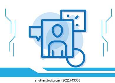 Personal inteligence icon symbol sign from modern artificial intelligence collection for mobile concept and web apps design. Smart robotic and digital technology related vector line icons. 
