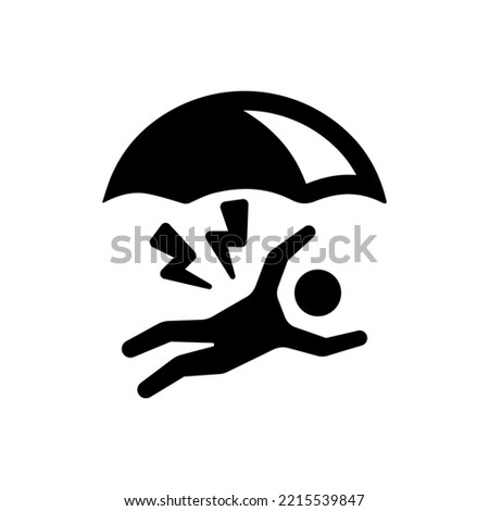 Personal liability insurance icon (Simple vector illustration)