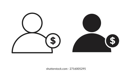 Concepto de icono de préstamo personal para infografía, Sitio web o App.