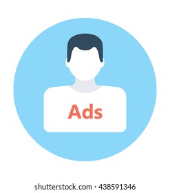 Personal Marketing Vector Icon
