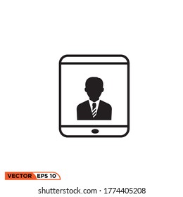 personal mobile icon design vector illustration