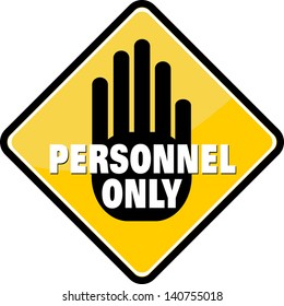 Personal Only, sticker