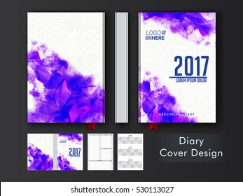 Personal organiser, diary or notebook for the year 2017.