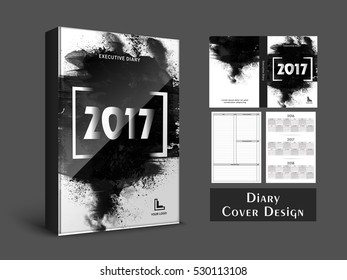 Personal organiser, diary or notebook for the year 2017.