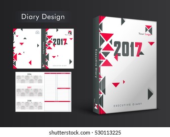 Personal organiser, diary or notebook for the year 2017.