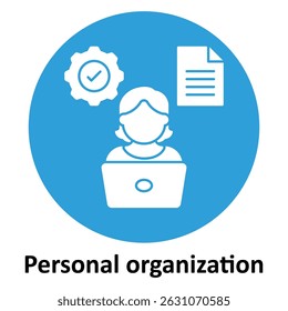Personal organization Vector icon which can easily modify or edit 
