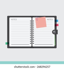 Personal organizer, diary or notebook