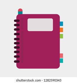 personal organizer vector symbol illustration