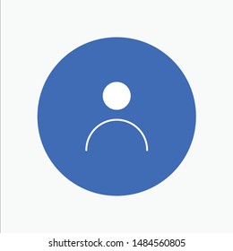 Personal, Personalization, Profile, User. Vector Icon Template background