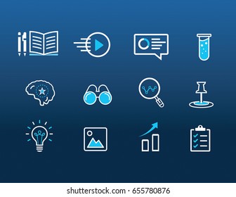 Personal portfolio icons