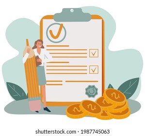 Concepto de productividad personal, eficiencia y gestión del tiempo. Crecimiento personal, desarrollo personal, carrera exitosa. Plantilla de vectores para banner web