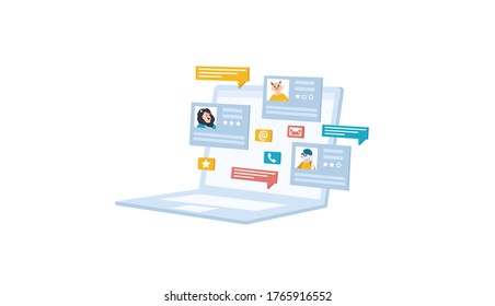 Personal profiles background. Modern illustration slider site page. Personal profiles of people who want to find a job web banner design. Concept of the animal questionnaire choice vector.