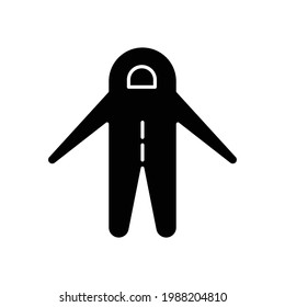 Personal protection gear icon. essential for corona virus workers. protection symbol. simple illustration. Editable stroke. Design template vector